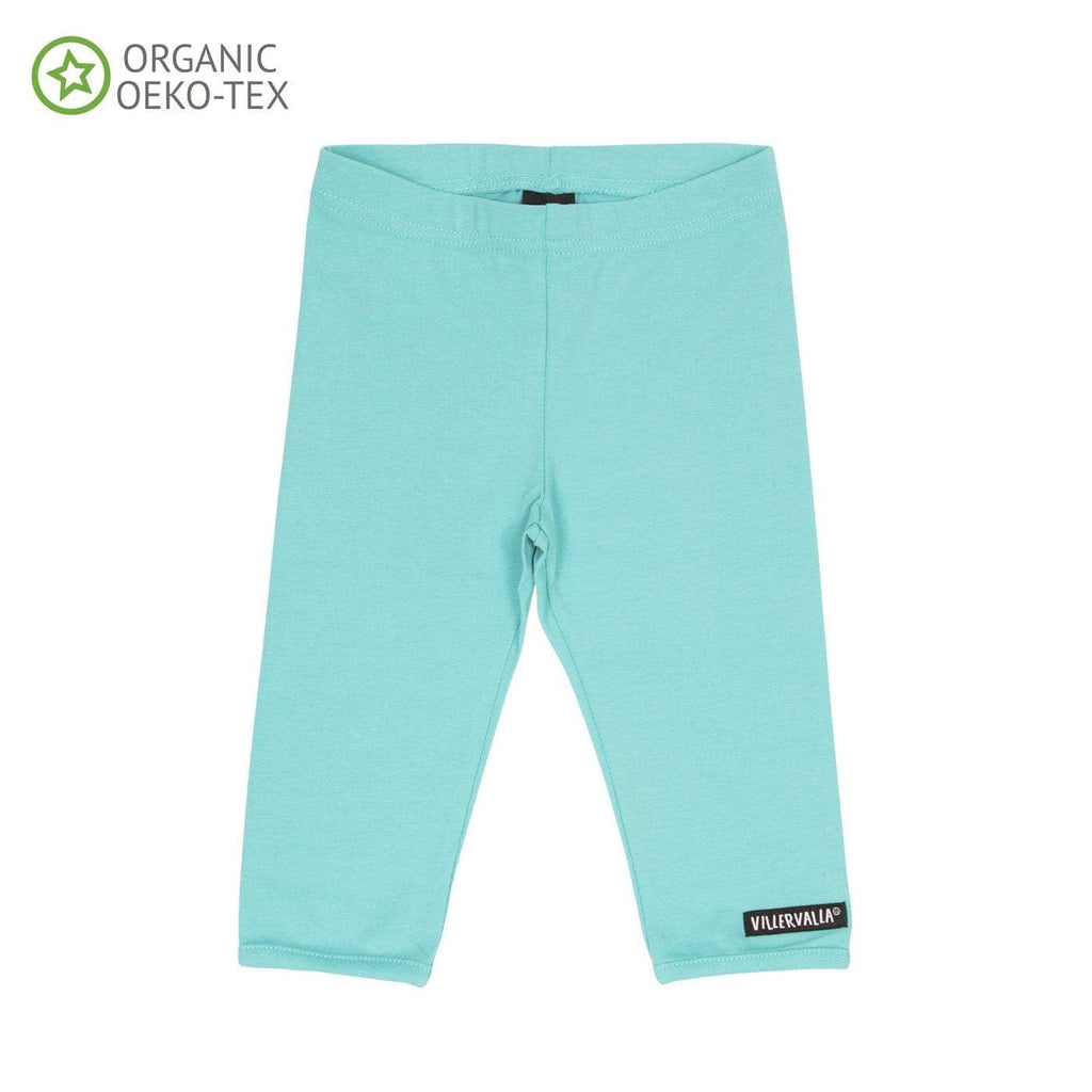 Capri Leggings: Wave Blue Clothing  at Biddle and Bop