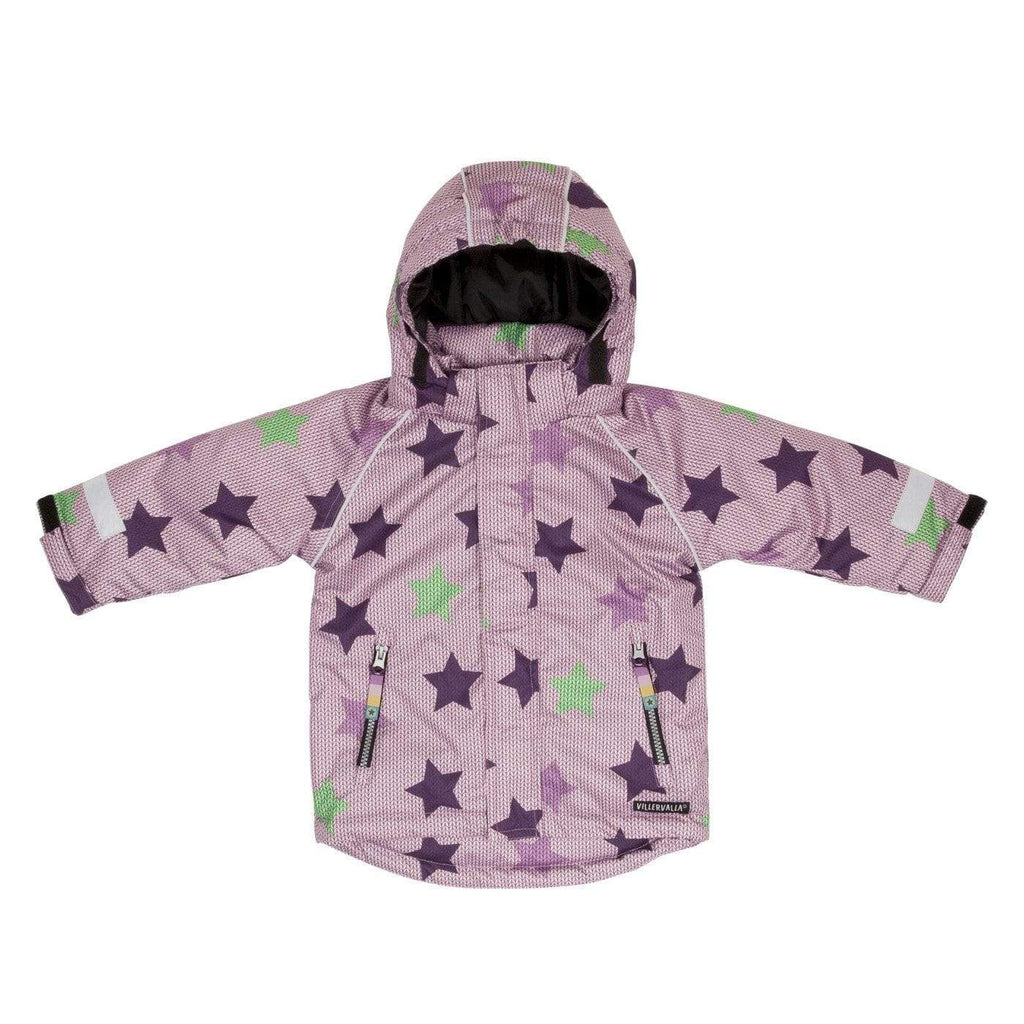 Winter Waterproof Insulated Jacket: Orchid Star All Weather Gear  at Biddle and Bop