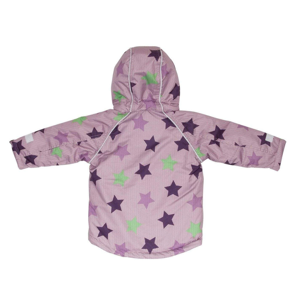 Winter Waterproof Insulated Jacket: Orchid Star All Weather Gear  at Biddle and Bop