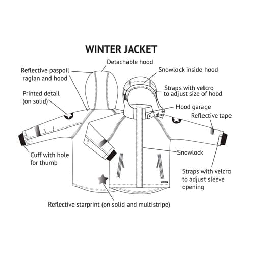 Winter Waterproof Insulated Jacket: Star Bop and Biddle – Street