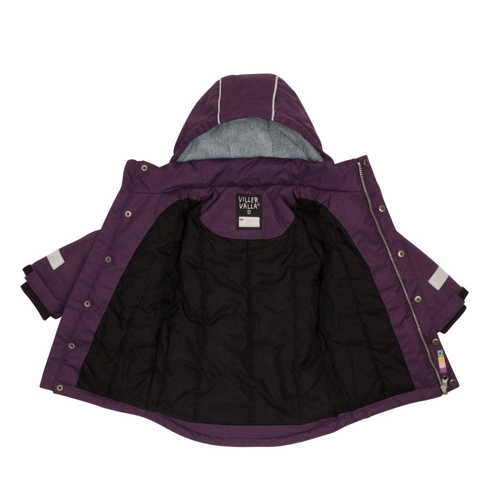Winter Waterproof Insulated Parka: Grape All Weather Gear  at Biddle and Bop