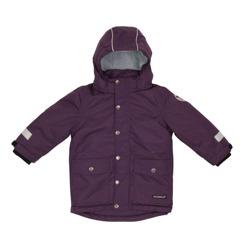 Winter Waterproof Insulated Parka: Grape All Weather Gear  at Biddle and Bop