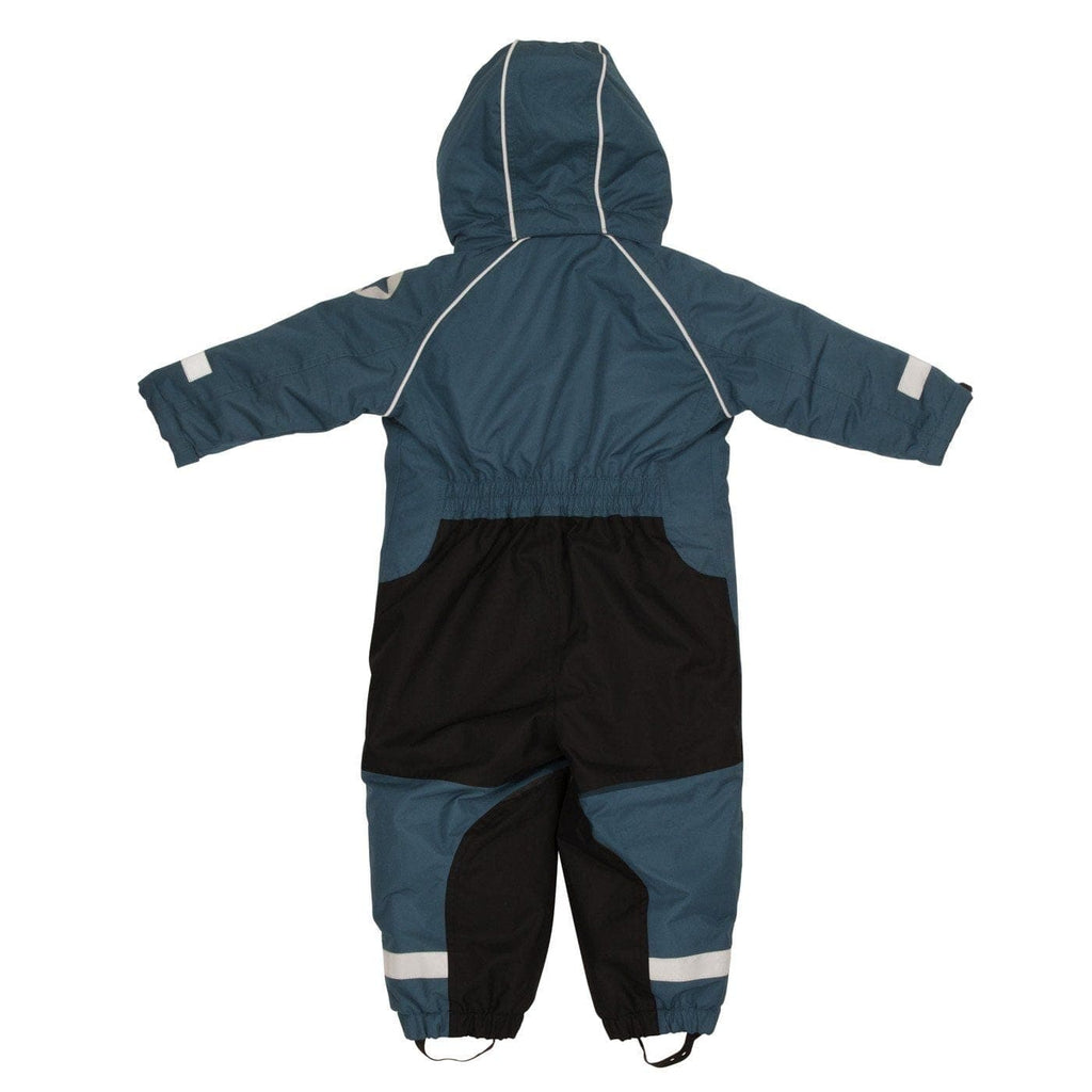 Winter Waterproof Overall Suit: Dark Sea Blue All Weather Gear  at Biddle and Bop