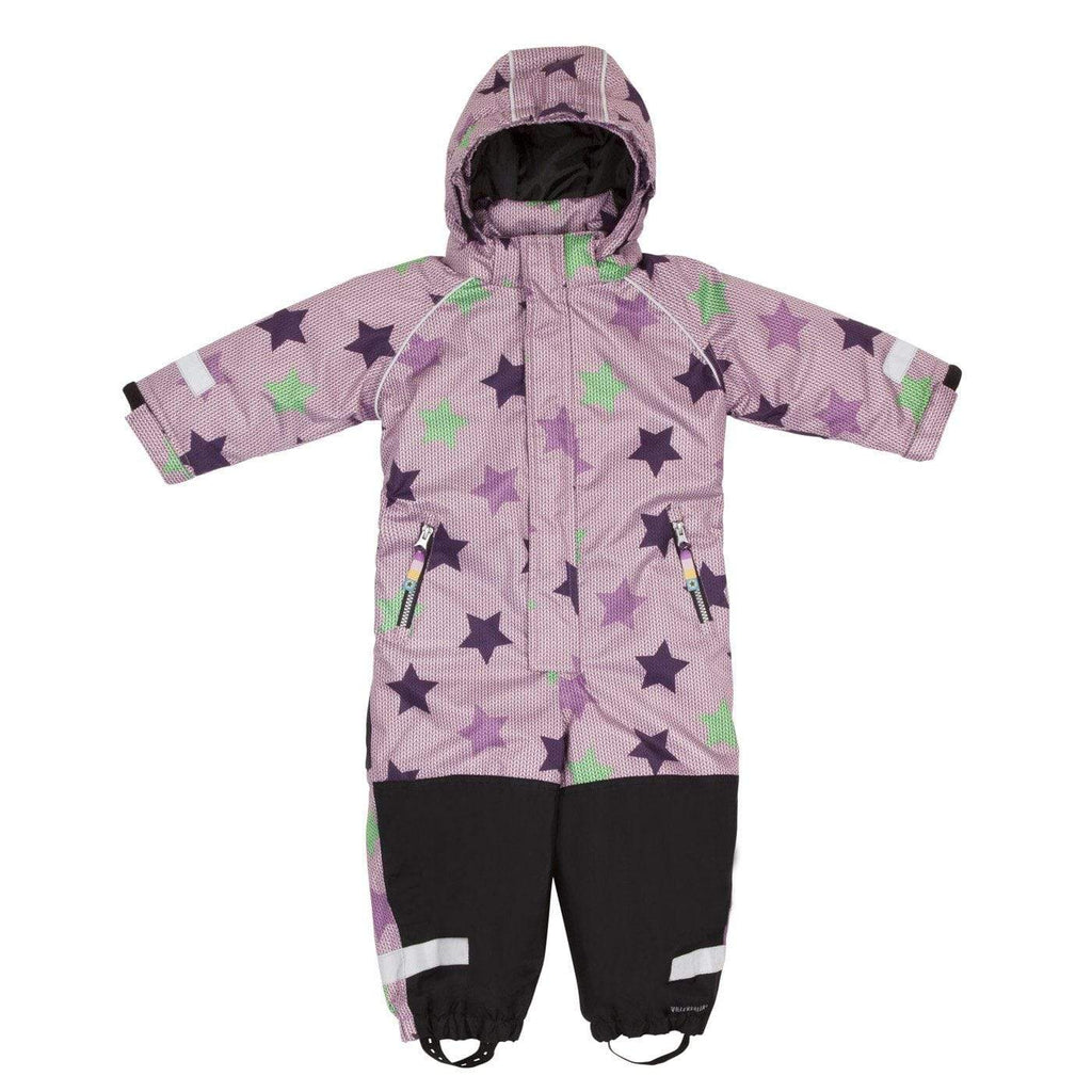 Winter Waterproof Overall Suit: Orchid Star All Weather Gear  at Biddle and Bop
