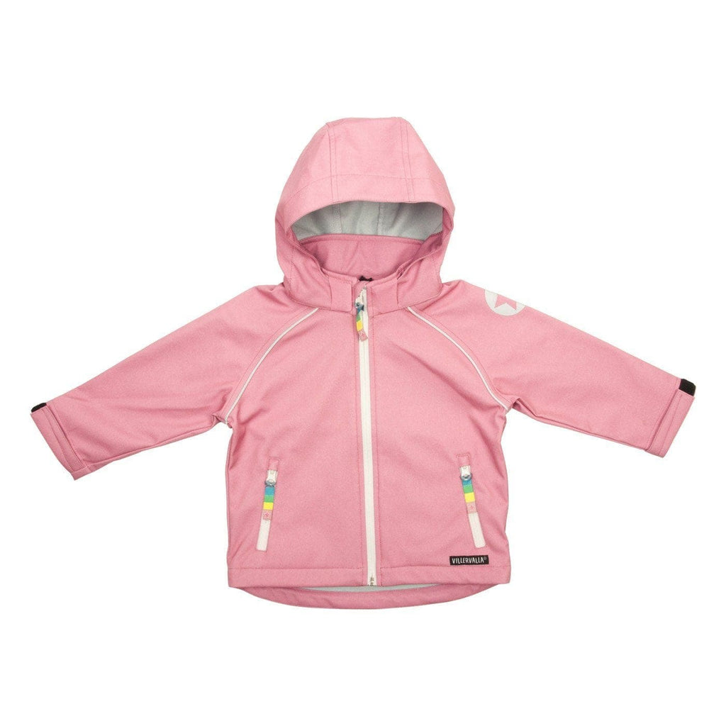 Softshell Waterproof Breathable Jacket: Fuchsia Pink Gear  at Biddle and Bop
